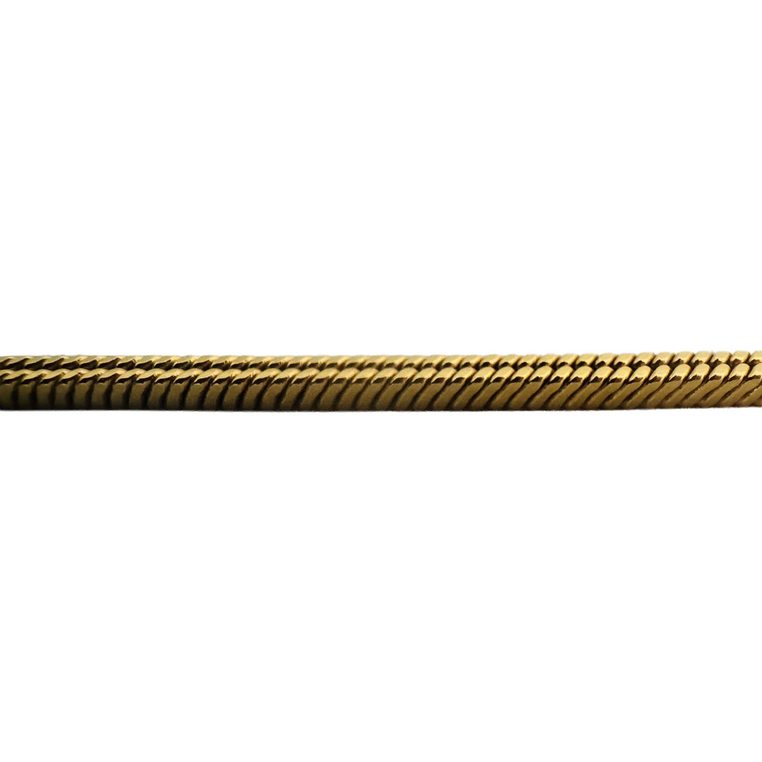 18k Yellow Gold 8.9g Ladies Vintage Squared Link Bracelet Italy 7.25"