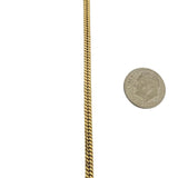 18k Yellow Gold 8.9g Ladies Vintage Squared Link Bracelet Italy 7.25"