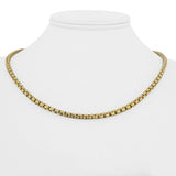 David Yurman 18k Yellow Gold 45g Solid Heavy Box Link Chain Necklace 18"