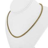 David Yurman 18k Yellow Gold 45g Solid Heavy Box Link Chain Necklace 18"