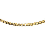 David Yurman 18k Yellow Gold 45g Solid Heavy Box Link Chain Necklace 18"