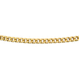 18k Yellow Gold 11.8g Solid UnoAErre 2.2mm Curb Link Chain Necklace Italy 25"