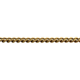 18k Yellow Gold 11.8g Solid UnoAErre 2.2mm Curb Link Chain Necklace Italy 25"