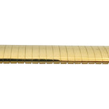 14k Yellow Gold 20.7g Solid Ladies 8mm Omega Link Bracelet Italy 7"