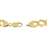 14k Yellow Gold 22.9g Solid Men's 11mm Curb Link Bracelet 9.25"