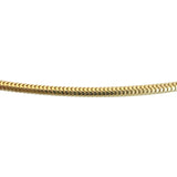 14k Yellow Gold 5.5g Solid Thin 1.5mm Snake Link Chain Necklace Italy 24"