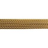 18k Yellow Gold 13.9g Vintage UnoAErre Multi Strand Popcorn Bracelet Italy 7"