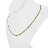 14k Yellow Gold 4.8g Thin Light Fancy Mariner Link Chain Necklace Italy 18"