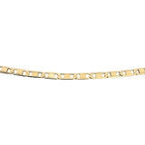 14k Yellow Gold 4.8g Thin Light Fancy Mariner Link Chain Necklace Italy 18"