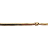 Pandora 14k Yellow Gold 15.3g Snake Bracelet with Barrel Clasp 6.5"