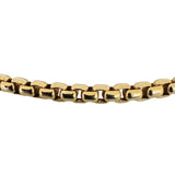 14k Yellow Gold 28.4g Milor Thick 5mm Rounded Box Link Chain Necklace Italy 24"