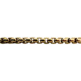 14k Yellow Gold 28.4g Milor Thick 5mm Rounded Box Link Chain Necklace Italy 24"