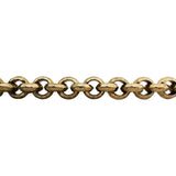 14k Yellow Gold 12g Ladies Faceted 8.5mm Rolo Link Bracelet 8"