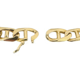 14k Yellow Gold 31.7g Solid Heavy 9.5mm Vintage Mariner Link Bracelet 7"