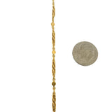 24k Pure Yellow Gold 13.8g Solid Vintage 2.8mm Fancy Link Chain Necklace 17"
