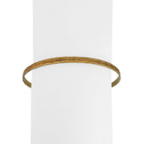 18k Yellow Gold 9.4g Solid Vintage 3.5mm Fancy Bangle Bracelet Italy 7.85"