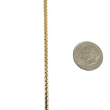 18k Yellow Gold 15.8g Vintage UnoAErre Serpentine Link Chain Necklace Italy 24"