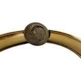 14k Yellow Gold 10.4g Vintage Flex Floral Cuff Bracelet Italy 6.5"