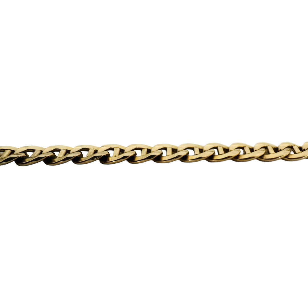 14k Yellow Gold 39.6g Solid Heavy Vintage 6mm Mariner Link Chain Necklace 20"