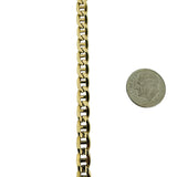 14k Yellow Gold 39.6g Solid Heavy Vintage 6mm Mariner Link Chain Necklace 20"