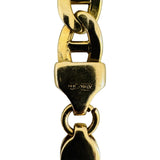 14k Yellow Gold 39.6g Solid Heavy Vintage 6mm Mariner Link Chain Necklace 20"