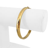 18k Yellow Gold 12.7g Vintage Diamond Cut 6mm Bangle Bracelet 7.25"