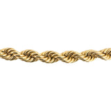 14k Yellow Gold 34.4g Solid Heavy Vintage 4.5mm Rope Chain Necklace 24"