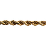 14k Yellow Gold 34.4g Solid Heavy Vintage 4.5mm Rope Chain Necklace 24"