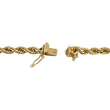 14k Yellow Gold 34.4g Solid Heavy Vintage 4.5mm Rope Chain Necklace 24"