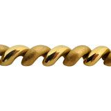 14k Yellow Gold 40g Polished and Brushed Links San Marco Necklace 17"