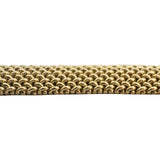 14k Yellow Gold 40g Solid Heavy 14mm Vintage Mesh Link Bracelet 7.5"