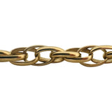14k Yellow Gold 25.4g Solid Ladies 8mm Fancy Twisted Link Bracelet 7.5"