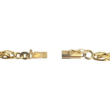 14k Yellow Gold 20.6g Vintage Graduated Ladies Wheat Link Necklace 16"