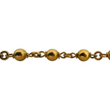 14k Yellow Gold 44g Vintage Long Beaded Crucifix Rosary Necklace 30"