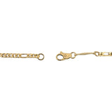 14k Yellow Gold 13g Solid 3mm Figaro Link Chain Necklace Greece 24"