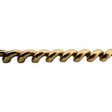 14k Yellow Gold 18.7g Ladies Polished 9mm San Marco Link Bracelet Turkey 8"