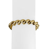 14k Yellow Gold 18.7g Ladies Polished 9mm San Marco Link Bracelet Turkey 8"