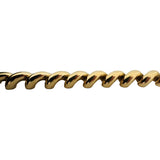 14k Yellow Gold 19.4g Ladies Polished 9mm San Marco Link Bracelet Turkey 8"