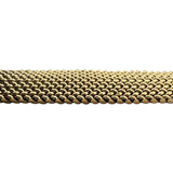 14k Yellow Gold 43.5g Thick Wide 20mm Heavy Mesh Link Bracelet Italy 8"