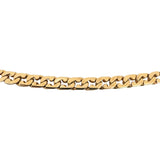 14k Yellow Gold 33.5g Vintage Solid Heavy 5mm Curb Link Chain Necklace 22"