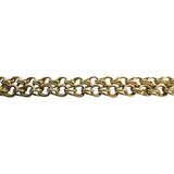 14k Yellow Gold 16g Ladies Solid 10mm Double Curb Link Bracelet 7"