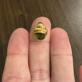 David Yurman 18k Yellow Gold and Peridot Pendant