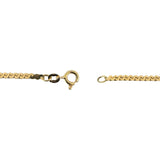 14k Yellow Gold 13.4g Solid Vintage 2.5mm Serpentine Link Necklace Italy 27"