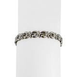 14k White Gold 9.7g Ladies 7mm Fancy Link Bracelet 7"