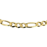 14k Yellow Gold 32g Solid Heavy 7mm Figaro Link Chain Necklace Italy 20"