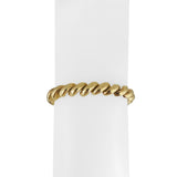 18k Yellow Gold 14.8g Ladies Polished 8mm San Marco Link Bracelet Peru 7.25"