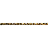 18k Yellow Gold 17g Solid Vintage 3.5mm Fancy Curb Link Chain Necklace 20"