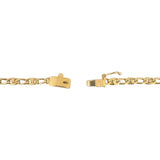 18k Yellow Gold 17g Solid Vintage 3.5mm Fancy Curb Link Chain Necklace 20"