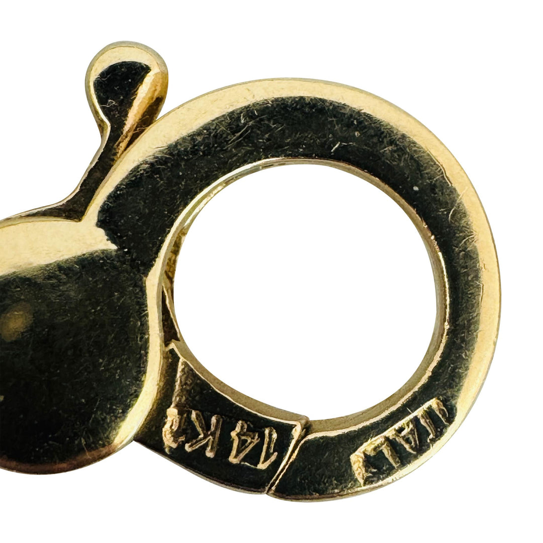 14k Yellow Gold 10g Ladies Polished 9.5mm Fancy Link Bracelet Italy 6.5"