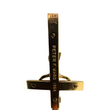 14k Yellow Gold 45.7g Vintage Heavy Beaded Rosary Necklace 32"